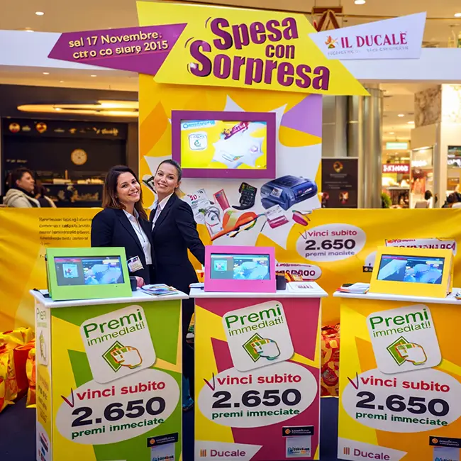 Organizzazione eventi per centri commerciali - Concorsi a premi